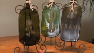 Craft Room Crash: Let's Go Make Something! - Reusing Wine Bottles